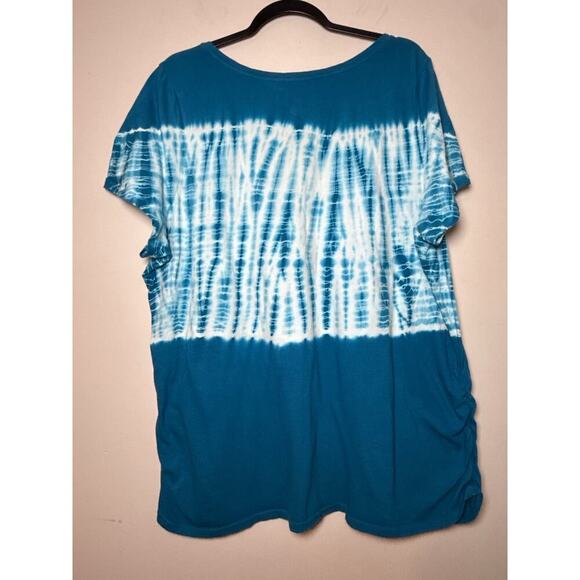 Lane Bryant Size 22/24 Tie Dye short Sleeve t shirt - Picture 2 of 6